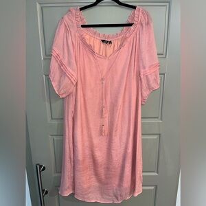 Mlle Gabrielle Pink Midi Dress